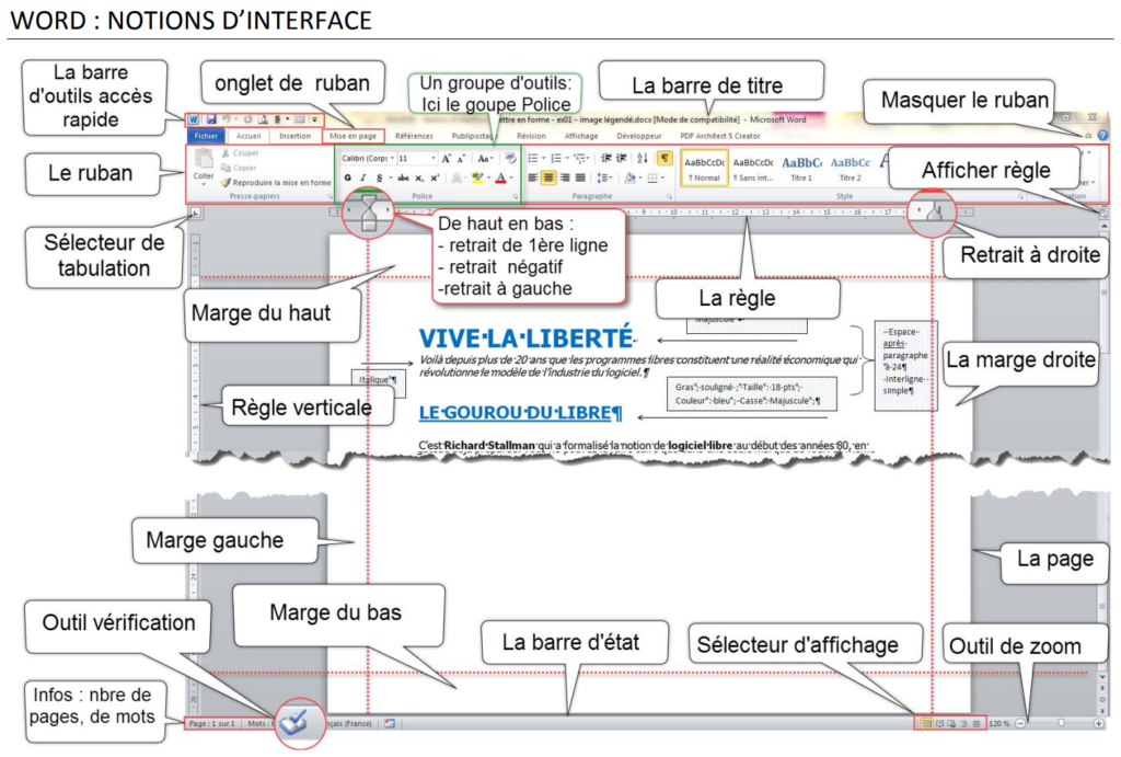 Exercice: Saisir, mettre en forme et en page une lettre administrative – DB  FORMATION